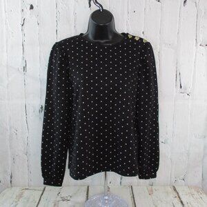 Charter Club Petites Polka Dot Pullover Sweater